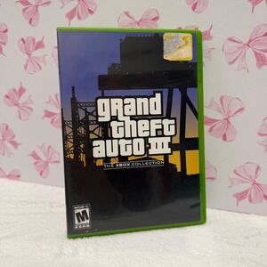 Grand Theft Auto III The Xbox Collection Xbox Game‎ Disc